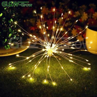 UL Firework Light Landscape LED Starburst Fairy String Lights for Outdoor Waterproof Garden Yard Lawn Pathway Decoration