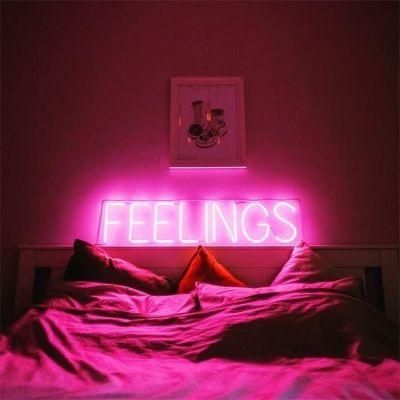 Angle Wings Fexible Acrylic Feelings LED Custom Neon Sign Signage for Bar Wedding Decoration Neon Sign
