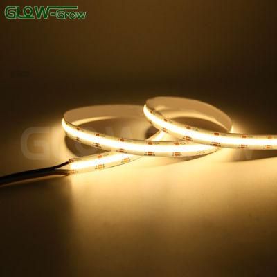 High Brightness Dual Color COB LED Strip Light with Color Temperature Change (2700K-6500K)