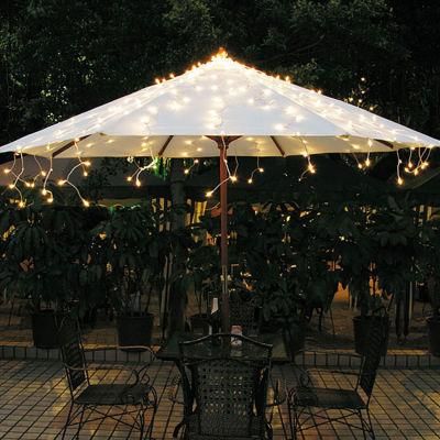 150 Mini LED String Light Battery Operated Patio Outdoor Umbrella String Lights