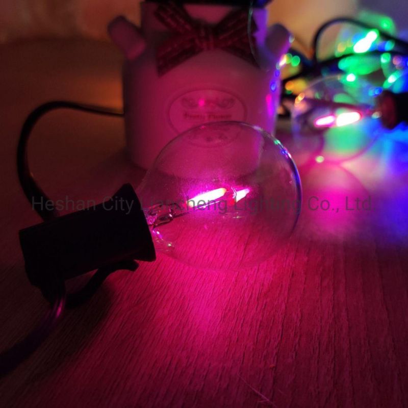 Liancheng G40 Colorful Shatterproof Christmas Holiday Fairy Light LED String