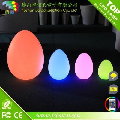 RGB LED Egg Christmas Light / LED Egg Light / Wedding Decoration