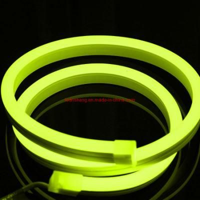 China RoHS CE UL Wateproof IP66 LED Neon White 7.2W/M 120LEDs/M 24V Silicone Extrusion Flex LED Neon