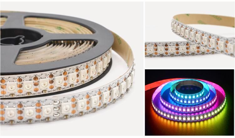 Addressable Ws2812 RGB 144LEDs Pixel Waterproof 5V Digital Flexible LED Strip