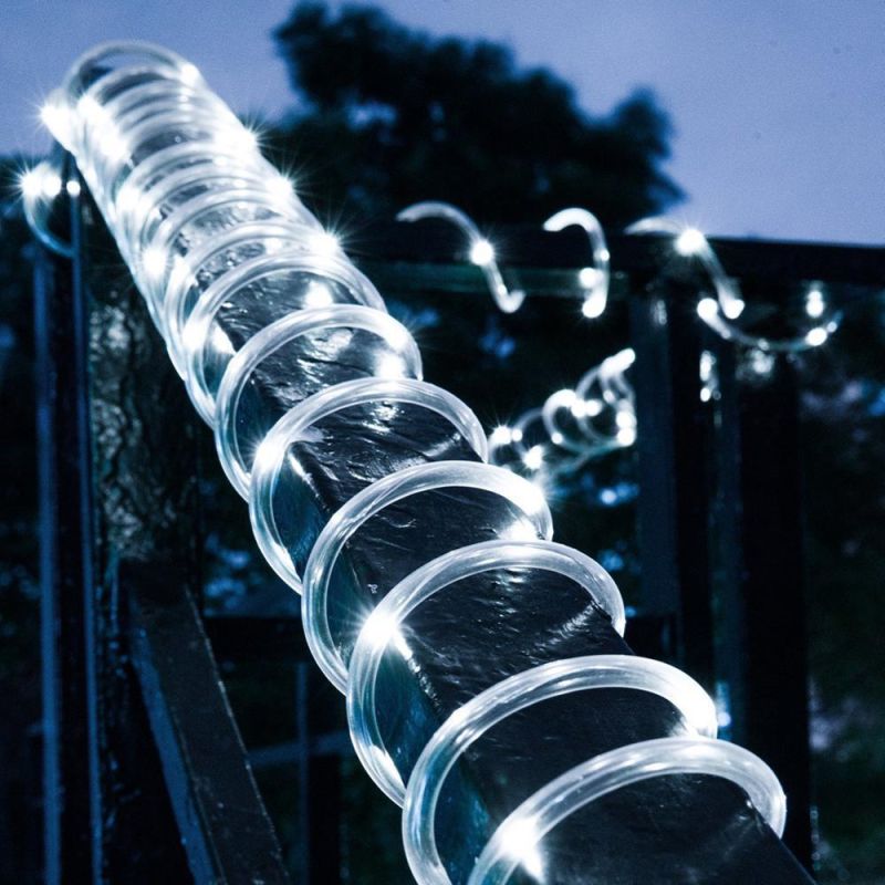 100 LEDs Solar Rope Tube String Light