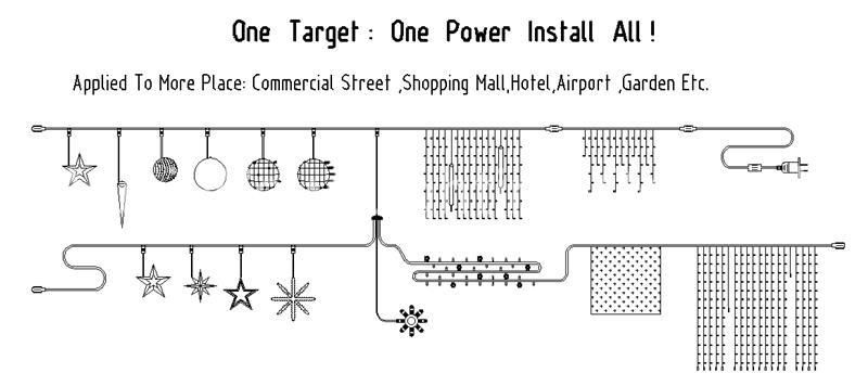 3m X 2m Solar Net Lights Outdoor - 200 LED Solar Fairy Lights Waterproof Garden Lights Auto on/off Curtain String Light
