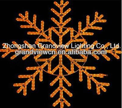 Hot Sale! LED Rope Light Motif/LED Snowflake for Holiday with CE RoHS