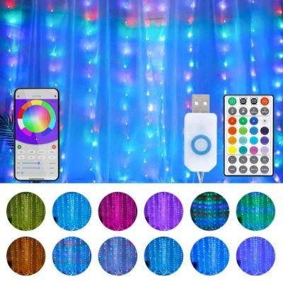 Remote Control Color Changing Curtain Decorative Light