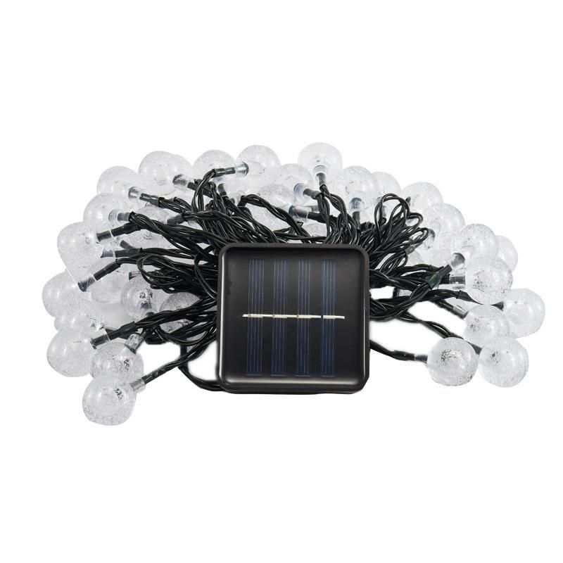 20/50LEDs Crystal Ball Lamps Outdoor Garden Solar Christmas Decoration LED Light