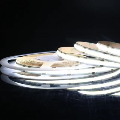 High Density Ribbon Strip LED 5m/Roll 8mm DC24V Linear Lighting COB LED Strip for Decorative Lighting