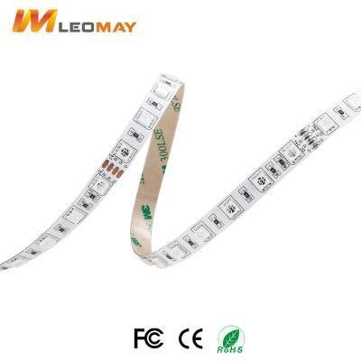 Colorful SMD5050 DC12V/24V RGB/RGBW LED strip with controller adapter