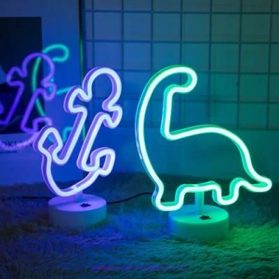 Custom Creative Advertising Signs Decoration LED Light Flex Acrylic Neon Sign