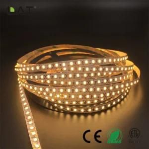High Brightness DC12V 24V IP20 IP65 SMD2835 Ww 1m 120LEDs Flexible LED Strip Tape Ce ETL UL
