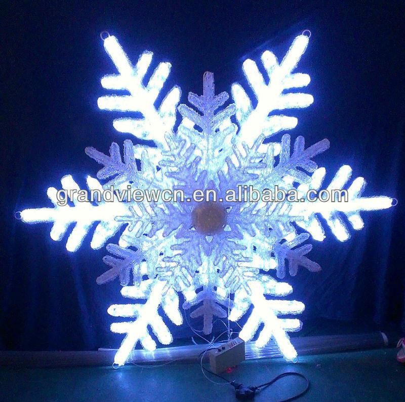 LED Snowflake Light for Holiday and Christmas Decoration