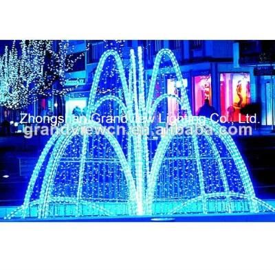 LED Illuminates Fountain and Transforms Into a Festive Holiday Attraction