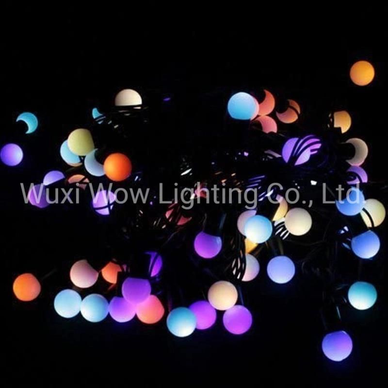 5m 16feet 50 LED Colour Changing Disco Fading Twinkling LED Christmas Fairy Light with Berry Covers