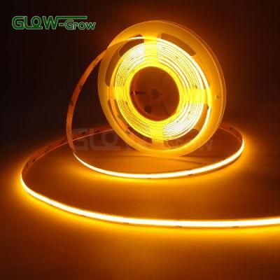 Indoor Use Flexible Warm White 3000K IP20 24V LED COB Strip Light for Home Garden Wedding Christmas Party Holiday Decoration