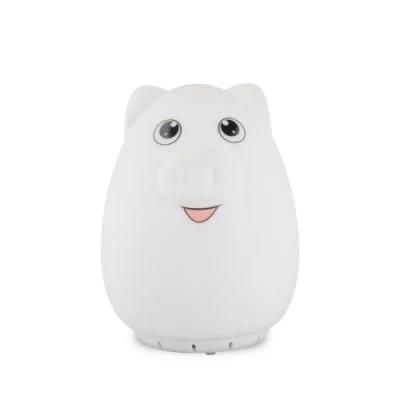 Hot Baby&prime; S Favorite Portable Speaker with LED Lamp, LED Lamp Speaker Pig Cute Shape for Kids