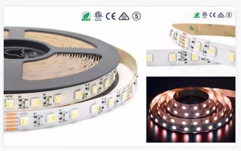 High Efficiency 5050 60LED/M RGBW 19.2W DC24V Outdoorip67 LED Light Strip