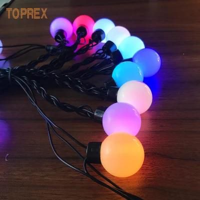 Indoor Outdoor Garden Wedding Party Little Decoration 40mm PE Ball String Lights