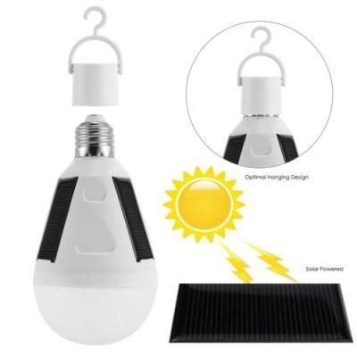 Rechargeable LED Solar Emergency Bulb