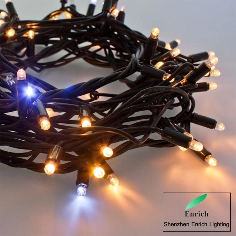 72FT 200 LED Rubber LED String Lights Waterproof for Halloween Garden, Patio, Fence, Balcony
