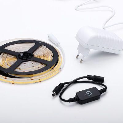 High Density COB LED Strip 12V 24V House Decoration 480LED Dimmable COB Light Strip