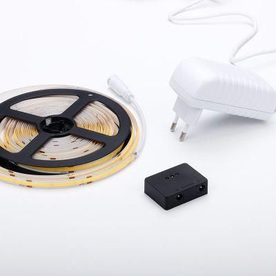 Factory Direct Sale 5m Roll Hand Scan Sensor Control Switch and Brightness COB LED Strip Lights
