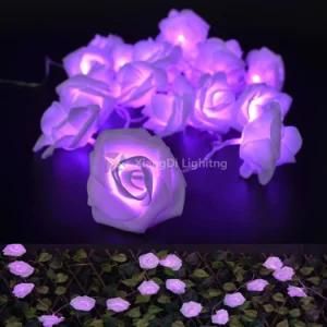 Rose Flower String Light Waterproof for Indoor Outdoor Use