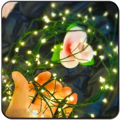 Firework Tree Branches Outdoor Waterproof Plug in Fairy Lights for Christmas