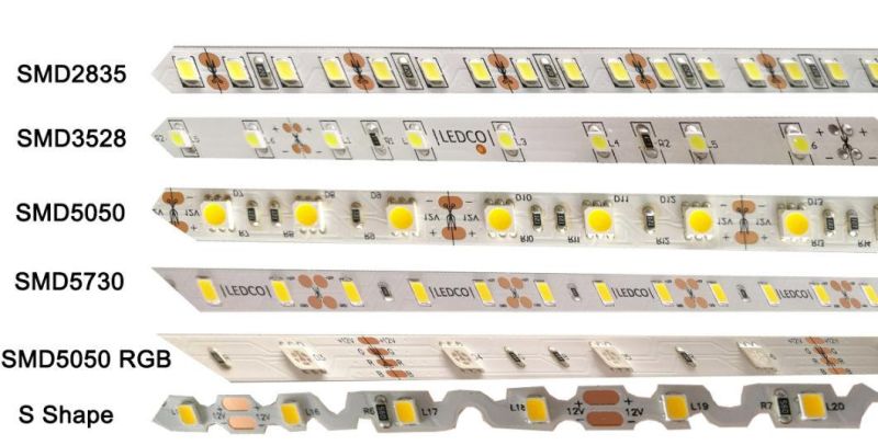 SMD 2835 LED Ribbon Strip 300LEDs /5m Amber Color