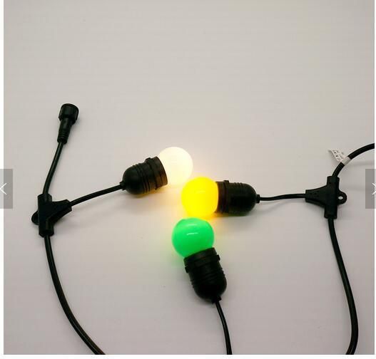 Outdoor Heavy Duty Festoon Lights with Plastic Colorful G45 Bulbs