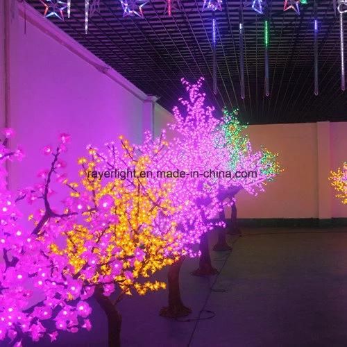 Outdoor LED Cherry Blossom Christmas Tree Lights Decoration