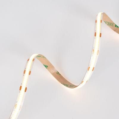 Super bright 10W DC12V 468LEDs/m Flexible White COB LED Strip Light