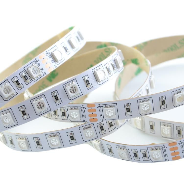 Top5 LED strip manufacture Triangle SMD5050 RGB LED Strip Light For Christmas Tree 60LED, 60LEDs/m