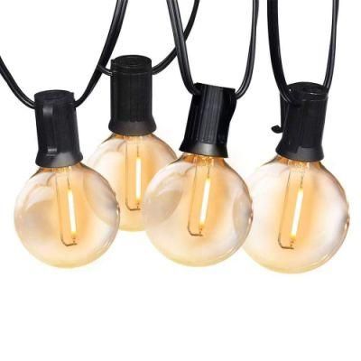 Nice Design Linkable Hanging G40 LED String Light with 50FT/15.2m 46+4bulbs for Yard, Garden, Hotel, Wedding