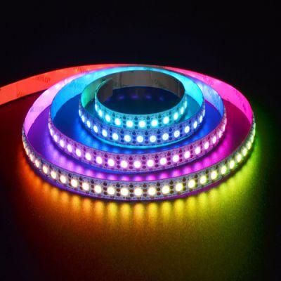 High Quality Addressable Ws2812 RGB 12mm 144pixel Digital Strip Dream Color LED Strip