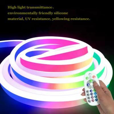 Flash Color Chasing Spi 5050 RGB LED Neon Strip with Stable Signal for Groove Lighting