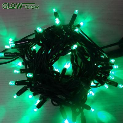 Christmas Tree Rubber Wire LED Flash String Light for Party, Wedding, Home Decoration with Flash Bulb 5+1