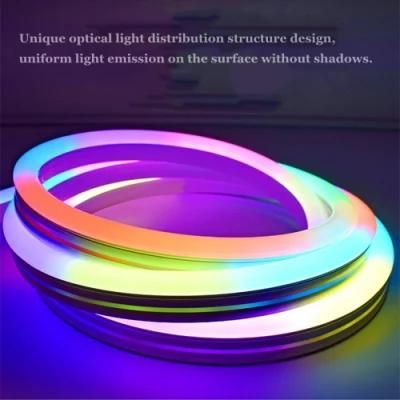 UV Resistance Spi 5050 RGB LED Neon Strip with Stable Signal for Festival Lighting