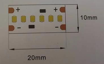 Manufactor Direct Sell SMD LED Strip Light 2216 300LEDs/M DC24V for Home/Office/Building