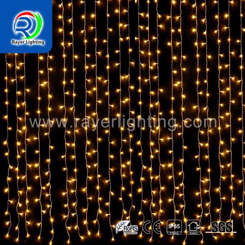 Colorful Decoraction Outdoor Holiday LED Christmas Decoration LED Curtain Light