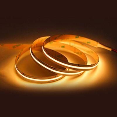Dots Free 210 Chips/Meter DC 24V IP20 Non-Waterproof Flexible COB LED Strips