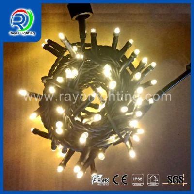 House Decorative Outdoor Round LED Christmas String Lights