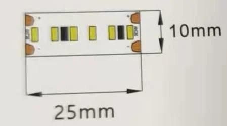 SMD LED Strip Light 3014 240LEDs/M DC24V for Backlight