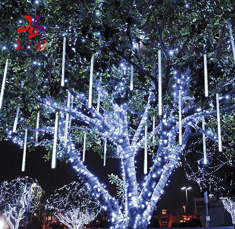 Outdoor Tree Holiday Christmas Decoration Lights LED Meteor Rain Light