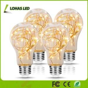 A19 E26 Warm White 15W Equivalent (2W) LED String Lights Bulb for Party Decoration