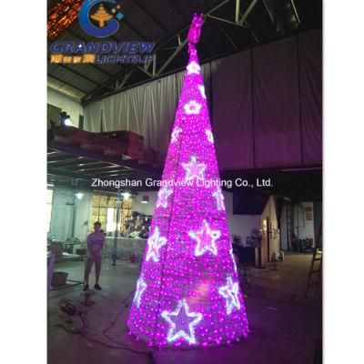 Pink LED Christmas Tree Light for Christmas Decoration