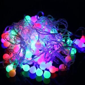 LED Ball String Light Different Size Customize Length Waterproof