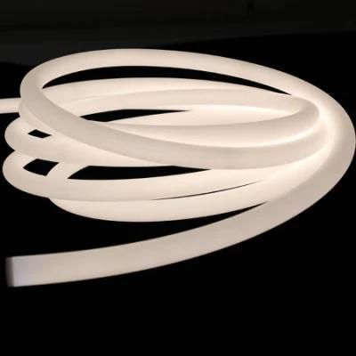 360 Degree Top Viewing Side Viewing Neon Tube Light Round 18mm Warm White 2300K LED Neon Flex Light Strips